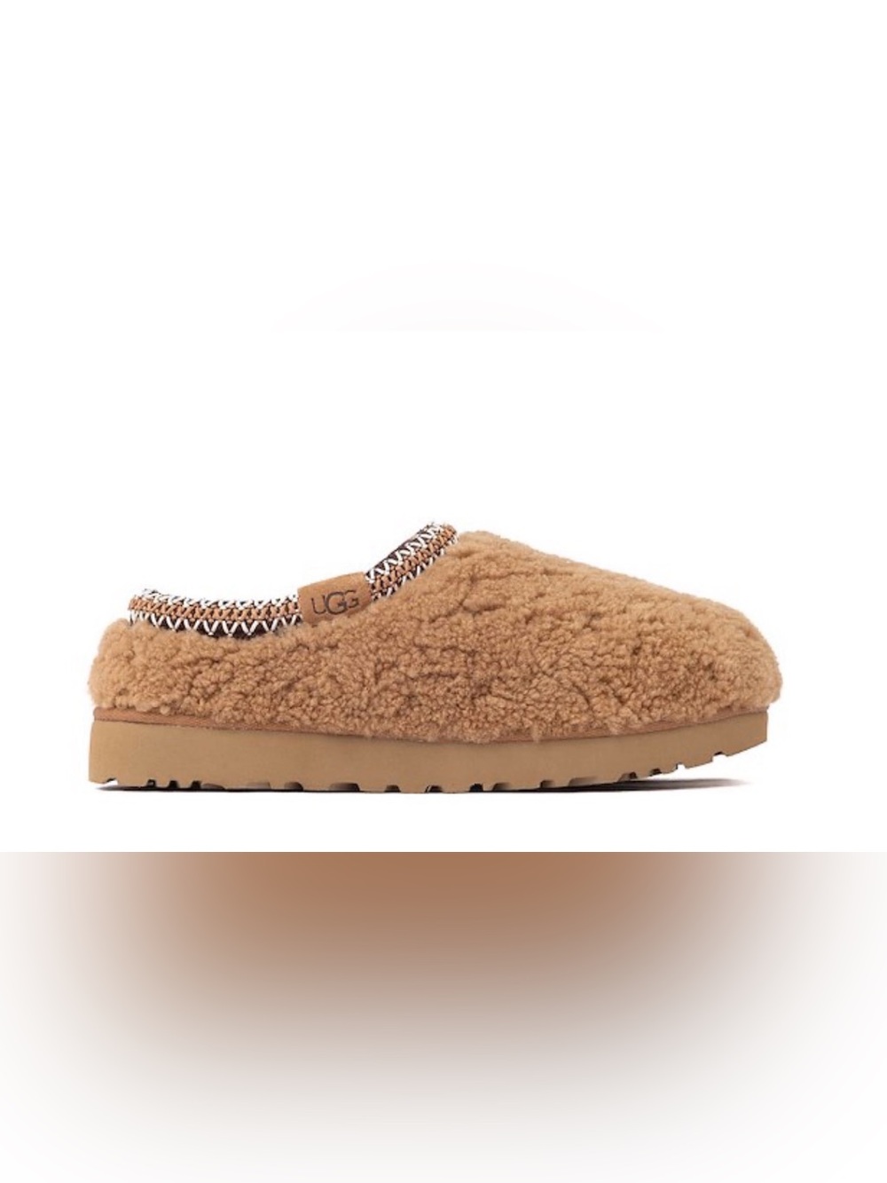 UGG® Tasman Maxi Curly Slipper - Chestnut